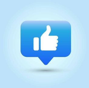 Facebook Post &quot;Like&quot; icon